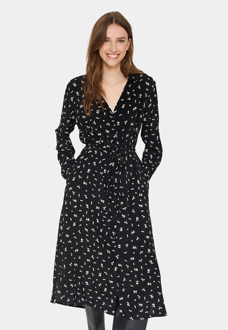 Saint Tropez Blousejurk zwart Saint Tropez Blousejurk zwart