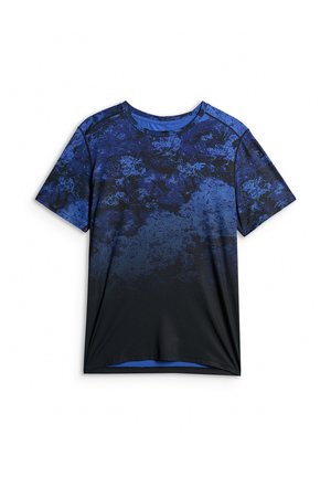 4F, 4F KOSZULKA TRENINGOWA REGULAR SZYBKOSCHNĄCA MĘSKA - NIEBIESKA L - Sports T-shirt - blue