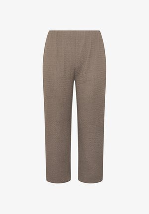 Yours Clothing, WOMEN'S WIDE LEG TROUSERS - Broek - brown