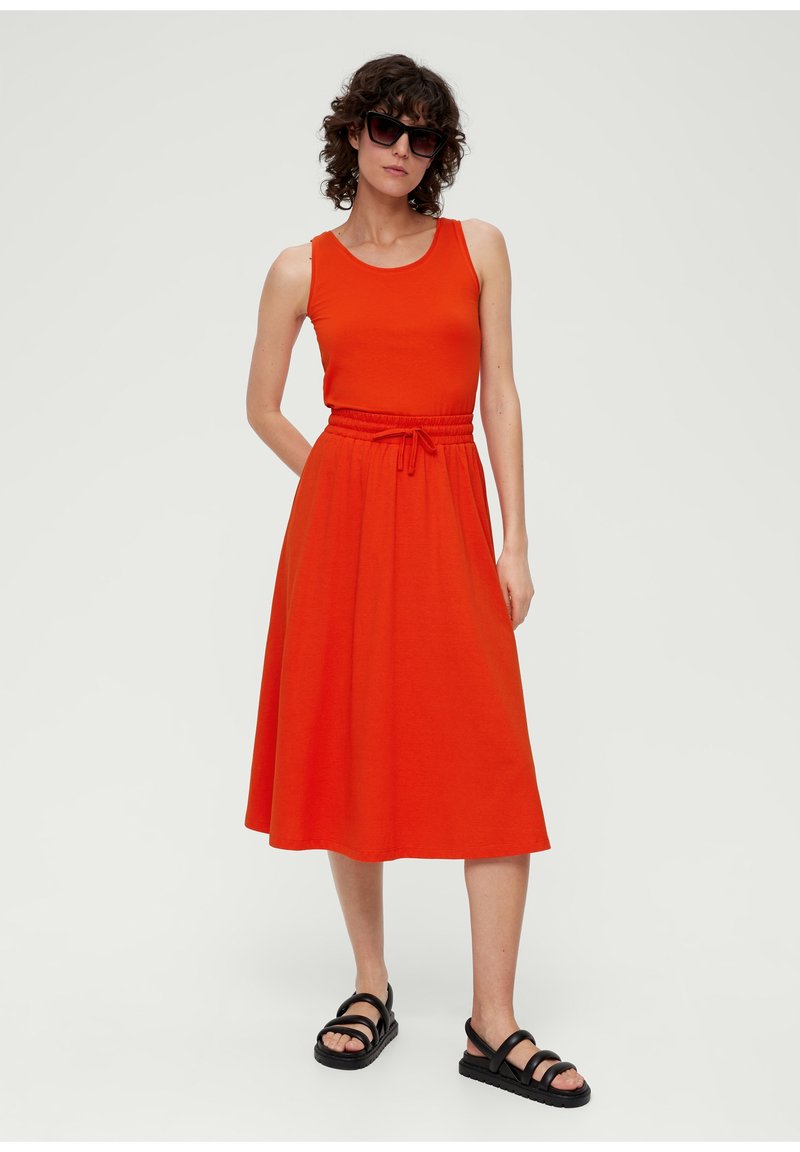 s.Oliver A-lijn rok - dunkelorange