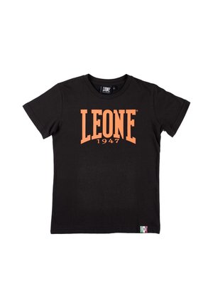 LEONE 1947, BOY SHORT SLEEVES BASIC - T-shirt imprimé - black