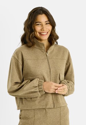 FLUIDE MONTANT  - Veste légère - beige chiné