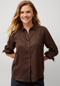 Ellos Collection MAGDA - Košilová halenka  - braun