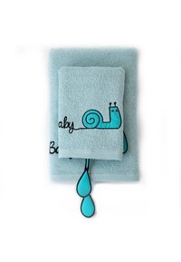 Milk and Moo 2ER SET  - Bath towel - blue