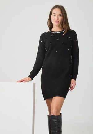 Strickkleid - black