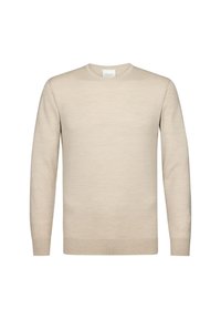 PROFUOMO THE MERINO CREW-NECK - Stickad tröja - beige