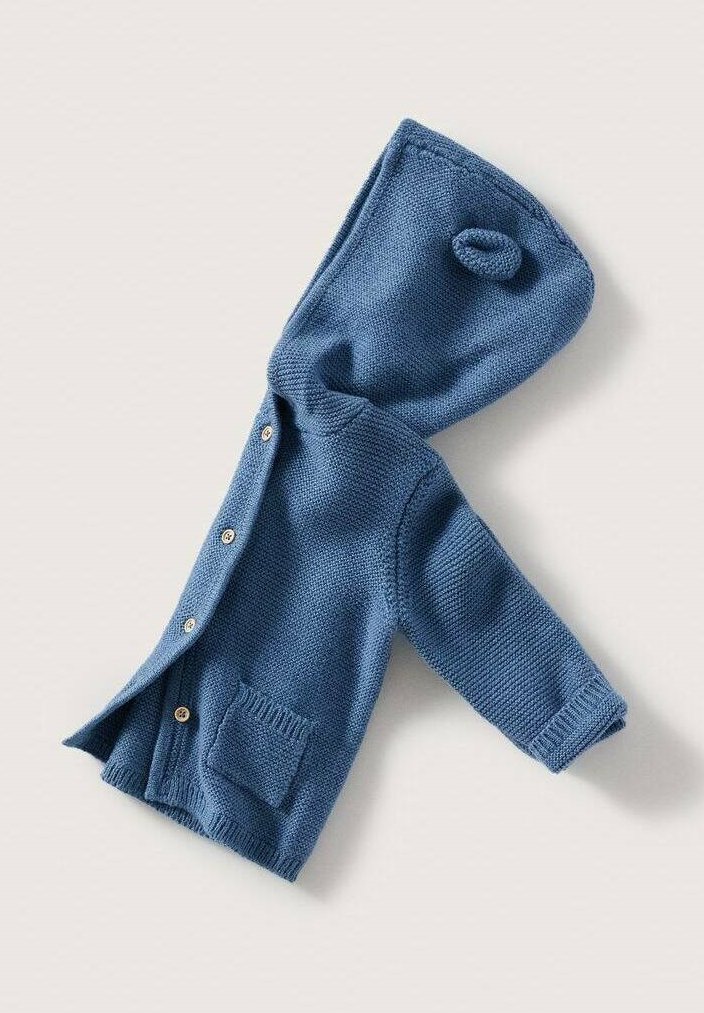 Kinder Pullover | Mango Kids EARS Strickjacke blau/dunkelblau - VZ43940 Kinder Pullover | Mango Kids EARS Strickjacke blau/dunkelblau - VZ43940
