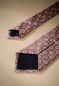 Next SIGNATURE MADE IN ITALY PRINTED MELANGE - REGULAR FIT - Kravata - pink medallion