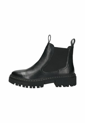 Platform ankle boots - schwarz