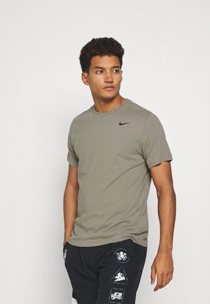 SOLID - T-Shirt sport - light army/black