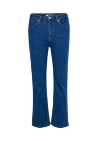 JE RYANPW - Šiek tiek platėjantys apačioje džinsai - medium blue denim