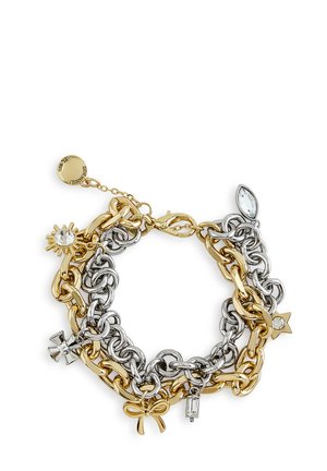 Steve Madden MIXED CHARM LAYERED  - Bracelet - open white