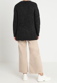 JDY Kardigan - mottled dark grey