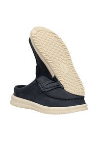 HEYDUDE WALLY NXT MULE LEATHER - SLIP-ONS - Mokassin - white
