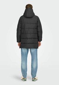 Only & Sons ONSCARL QUILTED OTW - Winter coat - grey pinstripe