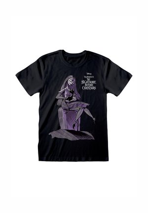 DISNEY NIGHTMARE BEFORE CHRISTMAS SALLYCAT - Print T-shirt - black