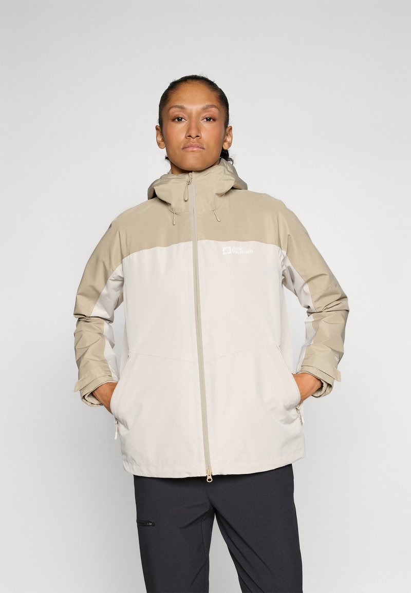 Jack Wolfskin WILD PLACES 3IN1 - Outdoor jacket - pale sand