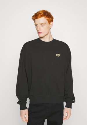 Tommy Jeans BOXY SIGNATURE CREW - Sweatshirt - black