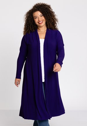 MIT DRUCK - Strickjacke - purple