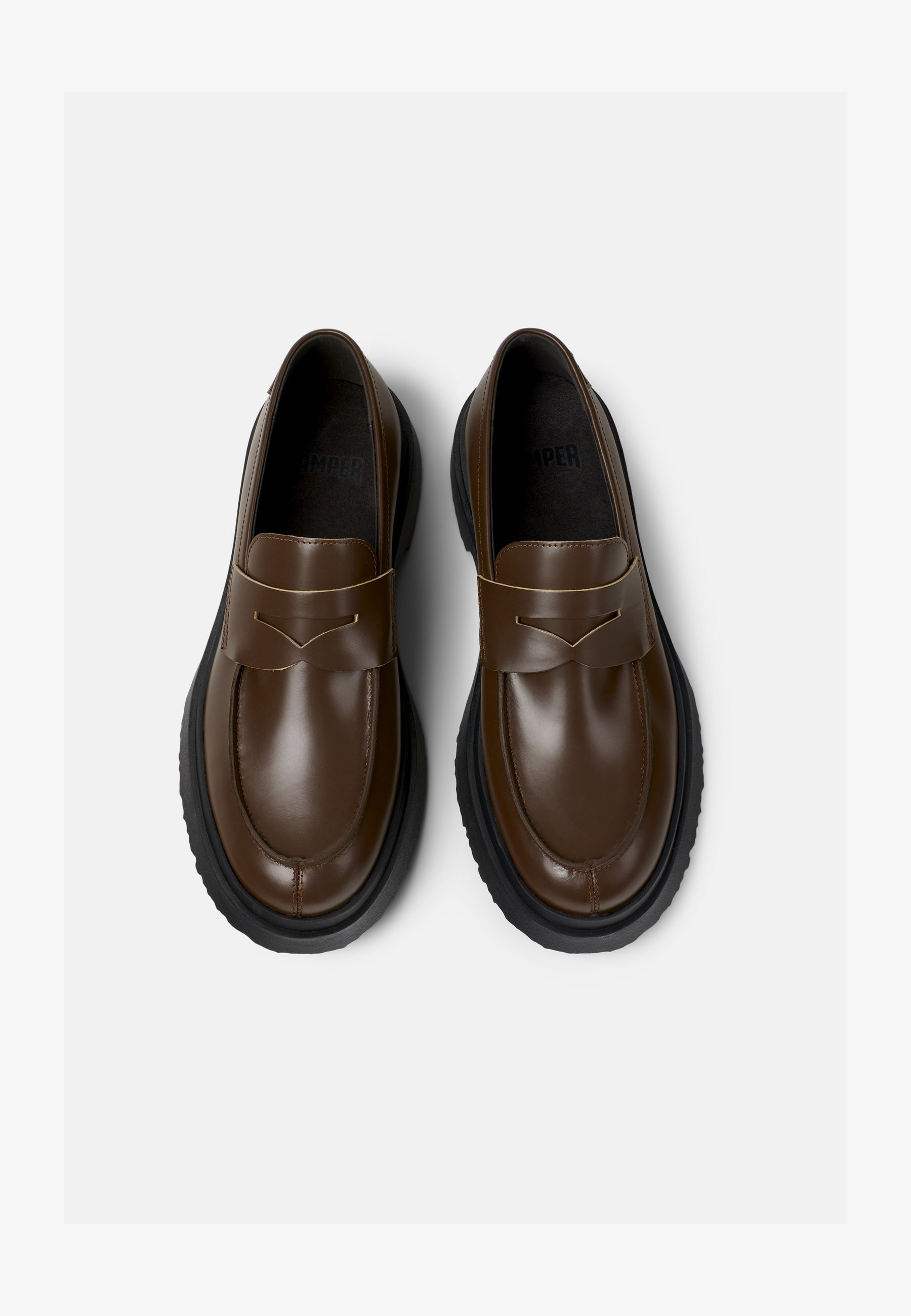 Camper Mocassini Walden Twins - Scarpe Donna, Suola In Gomma E Plantare Ortholite