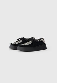 Clarks TORVIEW - Derbies - black tweedcombi