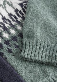 Next FAIRISLE - Adīta jaka - blue teal