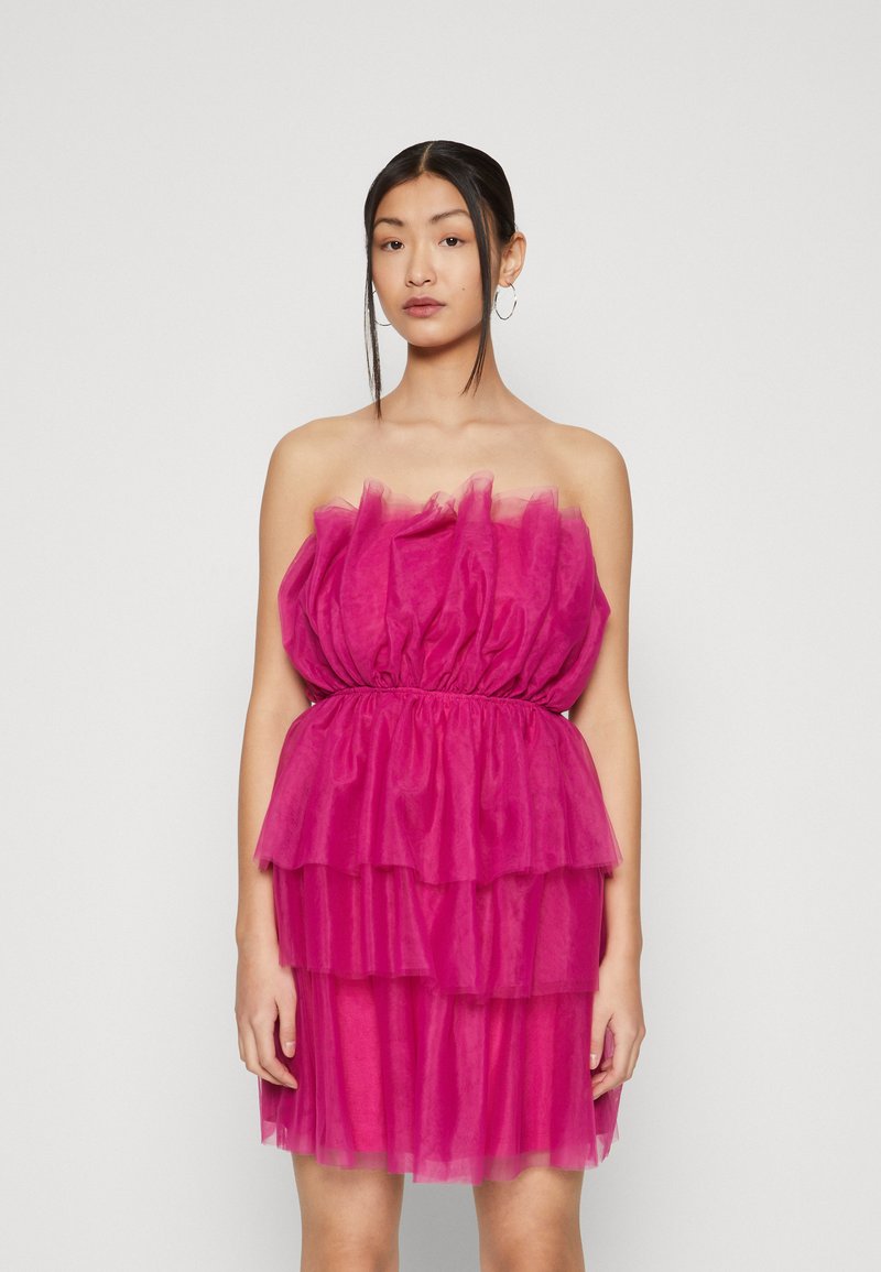 Gina Tricot - DRESS - Cocktailkjole - rasberry rose, Forstørre