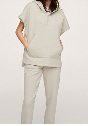 Mango Jersey con capucha - beige