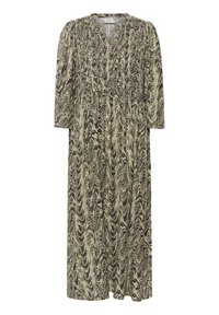 Unselected, grey caramel organic print