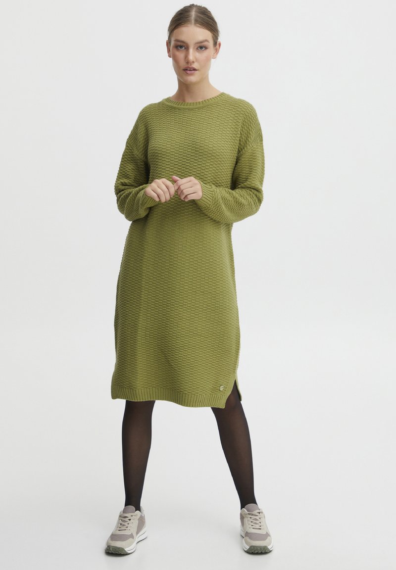 Oxmo OXMILIKA - Jumper dress - sage/grey denim - Zalando.ie