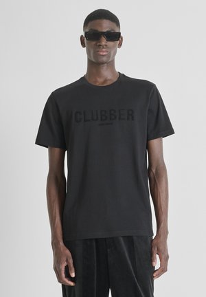 REGULAR FIT CLUBBER - T-shirt con stampa - black