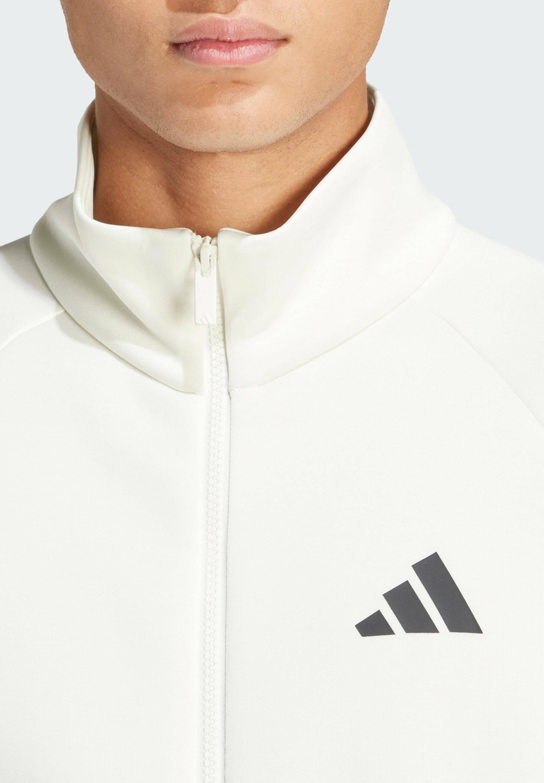 adidas Sportswear STADIUM - Zip-up sweatshirt - off white