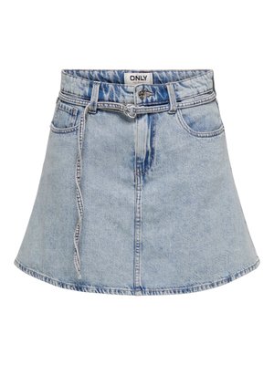 ONLY, Denim ONLEDEN Denim Short - Φούστα σε γραμμή Α - light blue denim