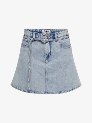 ONLY, Denim ONLEDEN Denim Short - Φούστα σε γραμμή Α - light blue denim