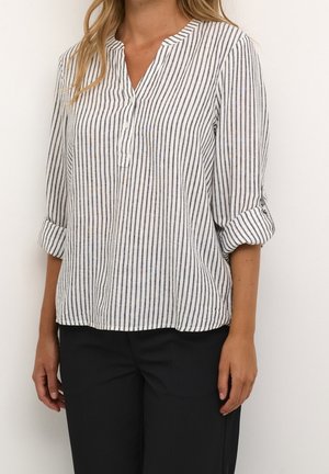 Blouse - white denim