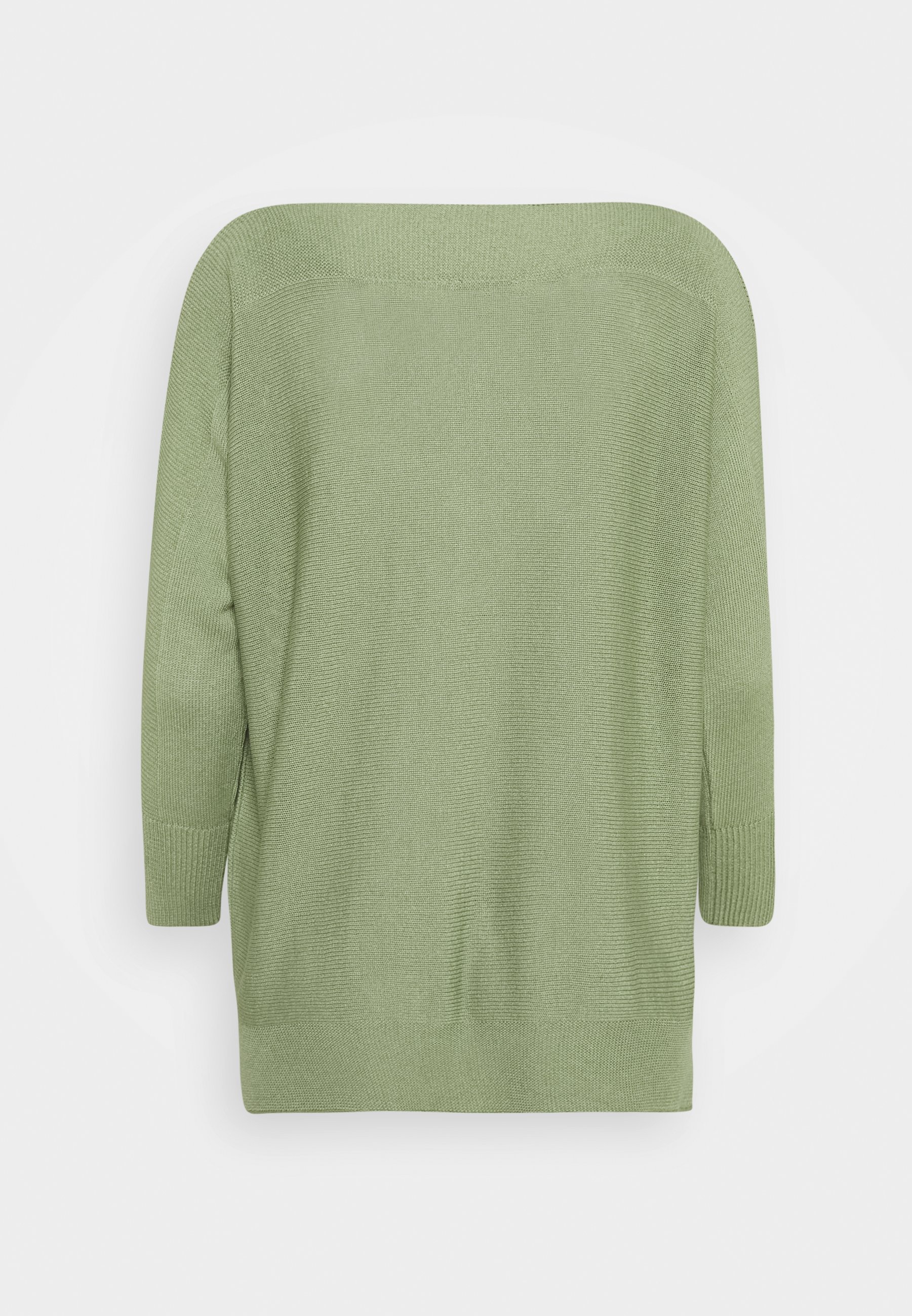 green batwing jumper