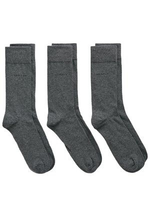 SOCKS 3 PACK - Sokker - charcoal melange