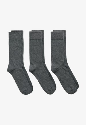 GANT SOCKS 3 PACK - Calze - charcoal melange