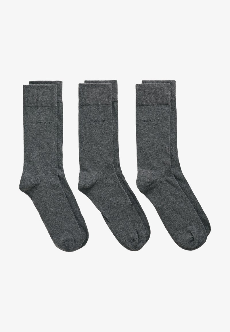 GANT SOCKS 3 PACK - Chaussettes - charcoal melange