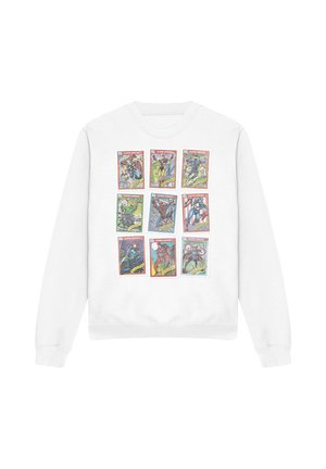 Marvel, MARVEL RETRO TRADING CARD GRID - Sweatshirt - white