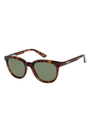 Sunglasses - shiny tortoise/green polarized