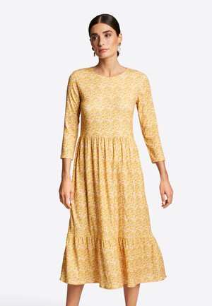 BLUMENKLEID MIT VOLANT - Jurk - original