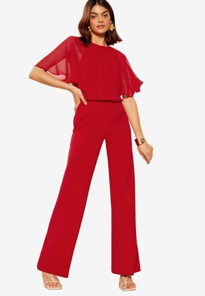 Friends Like These FLUTTER SLEEVE WIDE LEG - Buksedragter - red