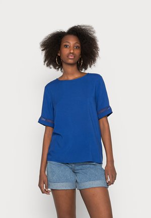 VIAYA O NECK TOP - Blusa - mazarine blue