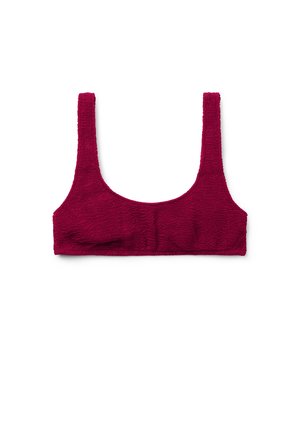 Calzedonia CRINKLE WAVES - Bikiniöverdel - - 043e - crinkle waves cherry red