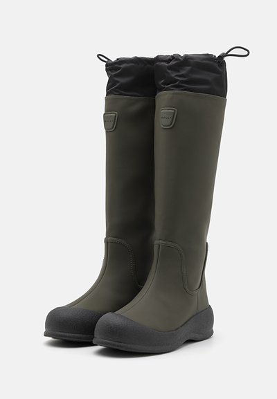 Bally CLOVER - Stivali con plateau - fango/black