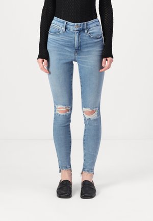 Good American BABY STEP HEM - Jeans Skinny Fit - indigo