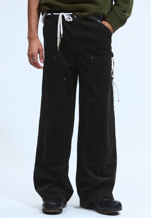 LOOSE WORKWEAR - Stoffhose - black cord