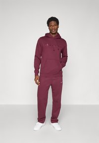 Champion ICONS TONAL HOODIE LARGE LOGO - Mikina s kapucňou - bordeaux