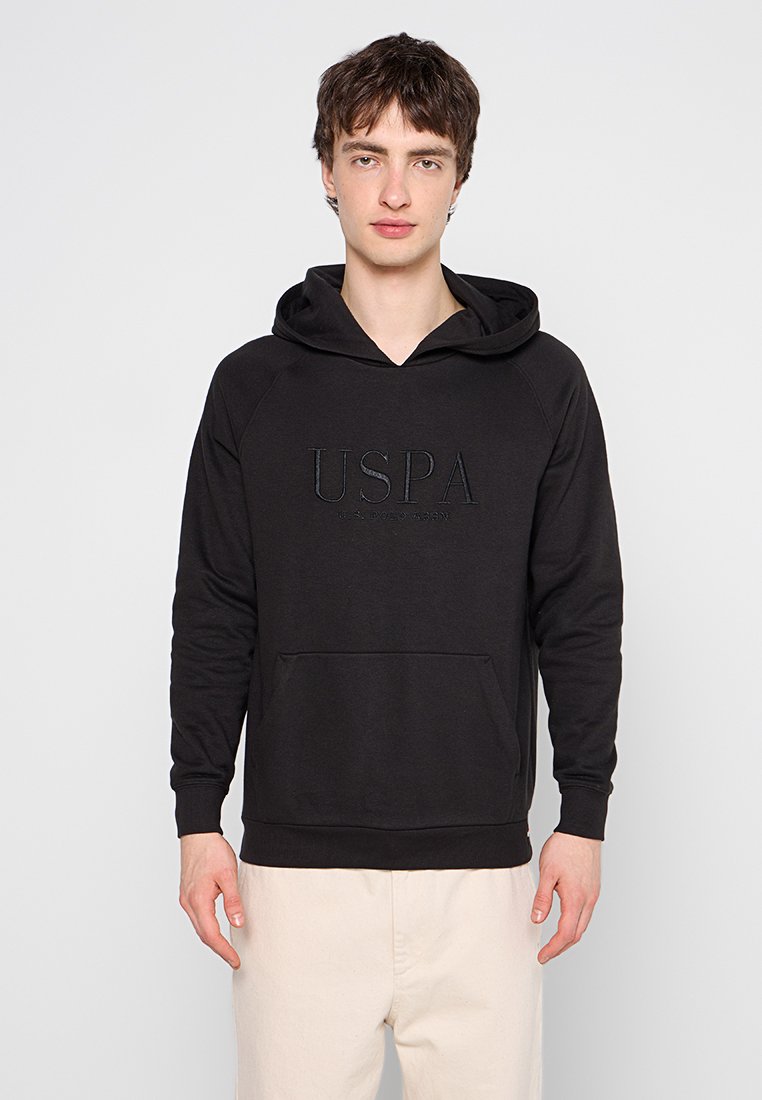 U.S. Polo Assn. Hoodie zwart U.S. Polo Assn. Hoodie zwart